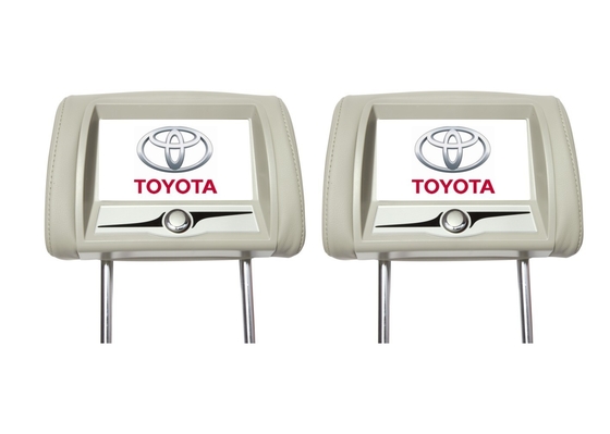 7 Inch HD LED PAL, NTSC OE Fit Car Headrest Monitor / Toyota Headrest With Innolux Digital Panel