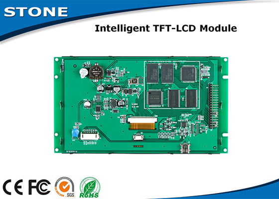 10.1 inch MCU LCD , 220.4 × 129.1 Viewing Area 65K TFT LCD Touch Screen