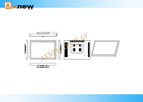 42 Inch High Definition 16:9 AC100~240 V  Widescreen Touch Screen LCD Displays IPS LCD Monitor With IR