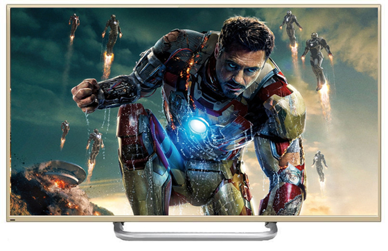 Super dünne 3D LCD Platte des Goldkasten-65Inch, Smart 4K volles HD Fernsehen mit großem Bildschirm